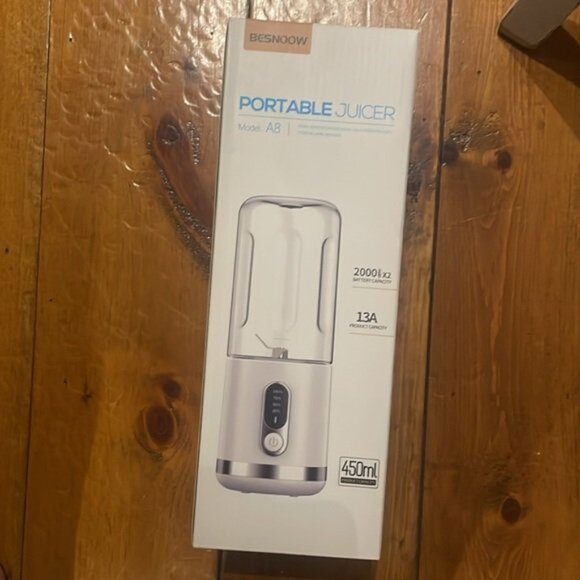 Portable Blender Personal Blender for Shakes and Smoothies Blue USB Charging - Picture 8 of 10